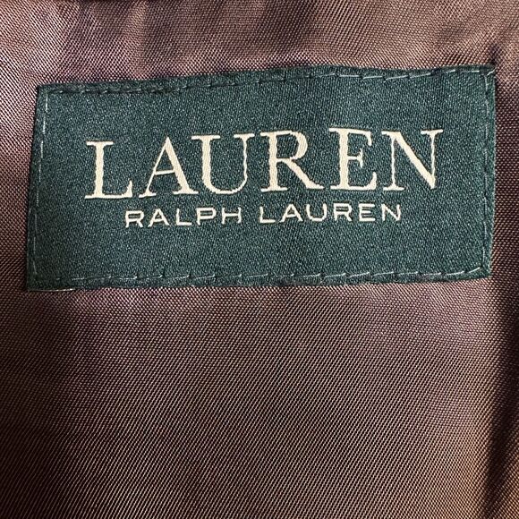 RALPH LAUREN Mens Blazer 42L Sport Coat 2-Button Jacket Brown 100% Wool Suits - Picture 13 of 13